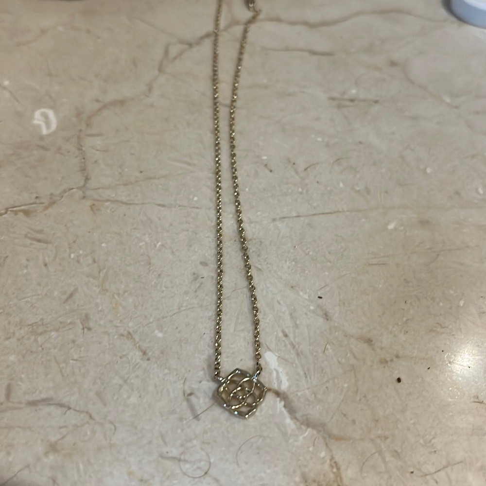 Kendra Scott logo necklace